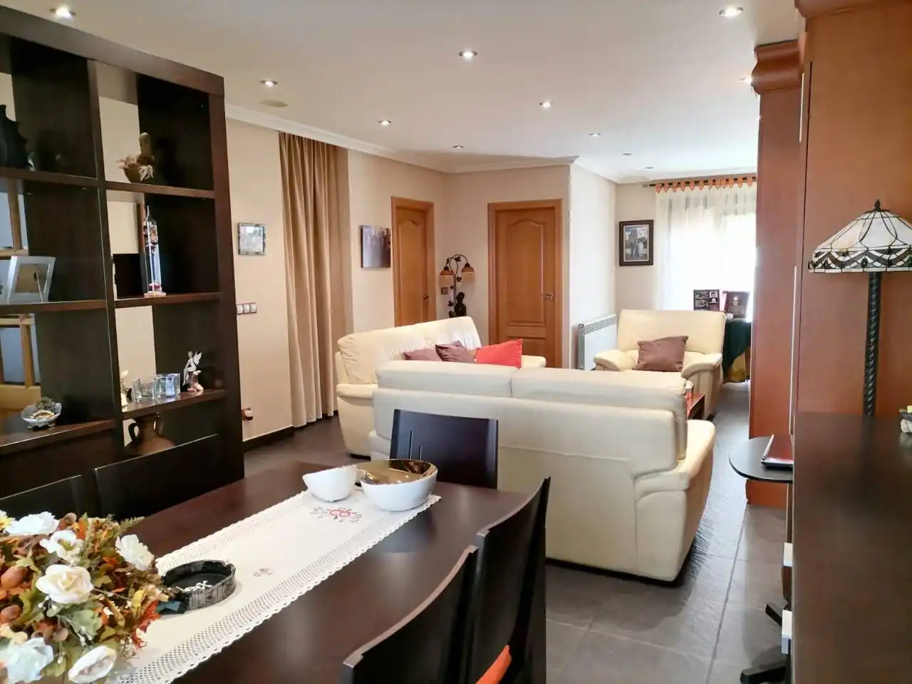 Living room of Detached homes for sale in Ciudad Rodrigo  with Parquet flooring, Terrace and Furnished