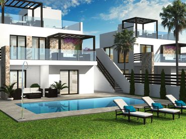 Chalet con balcón en venta en Rojales