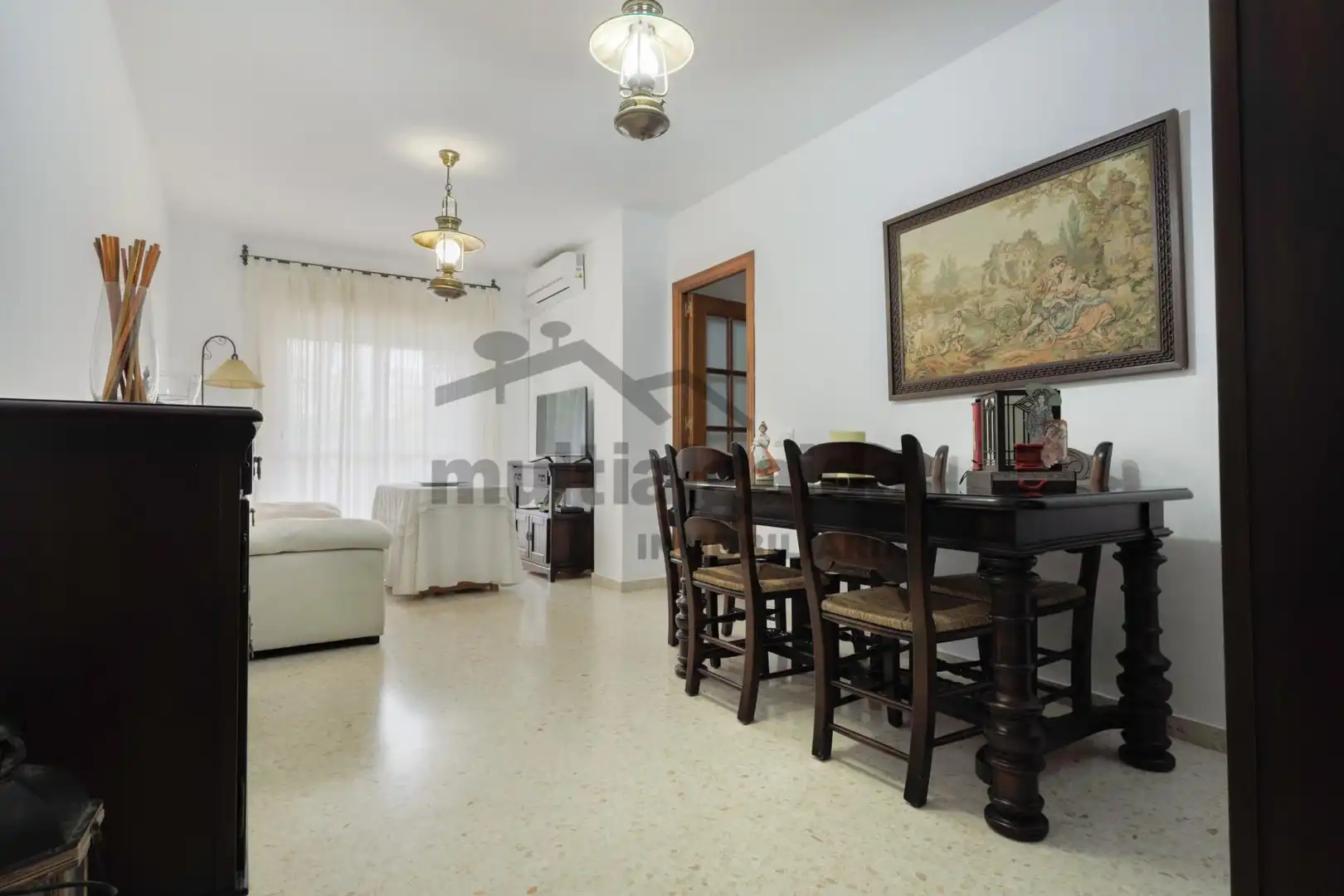 Sala de estar de Piso en venta en Sanlúcar de Barrameda con Aire acondicionado y Terraza
