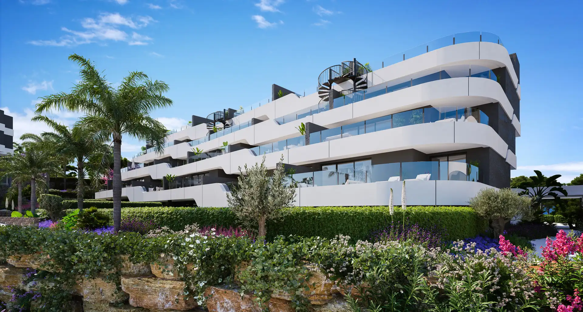 Vista exterior de Apartamento en venta en Benahavís con Aire acondicionado, Calefacción y Terraza
