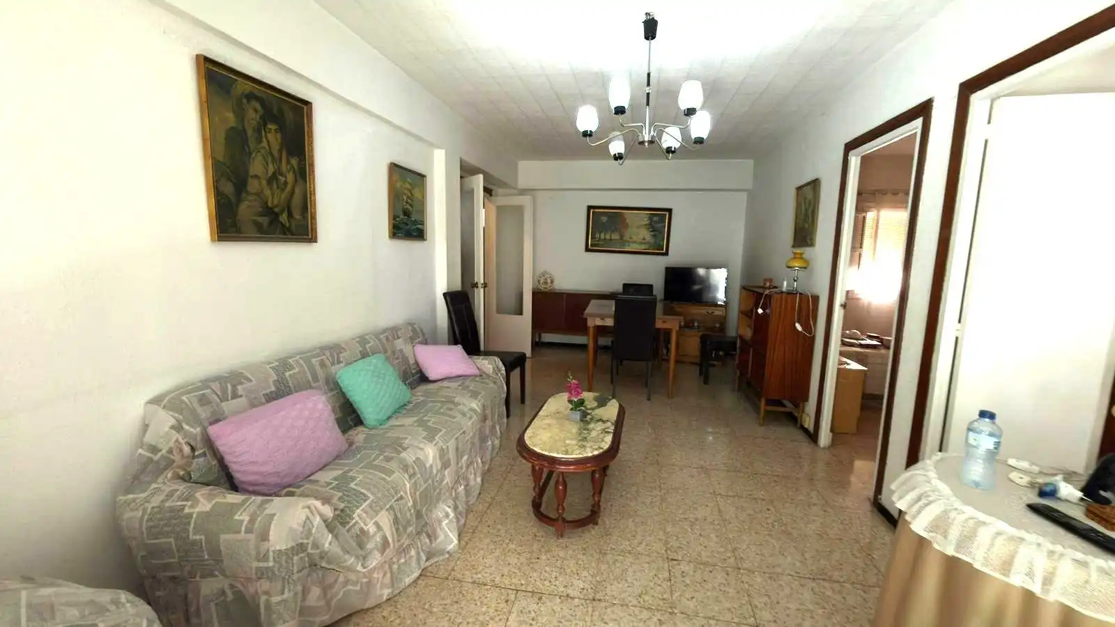 Sala d'estar de Pis en venda en Alicante / Alacant amb Terrassa