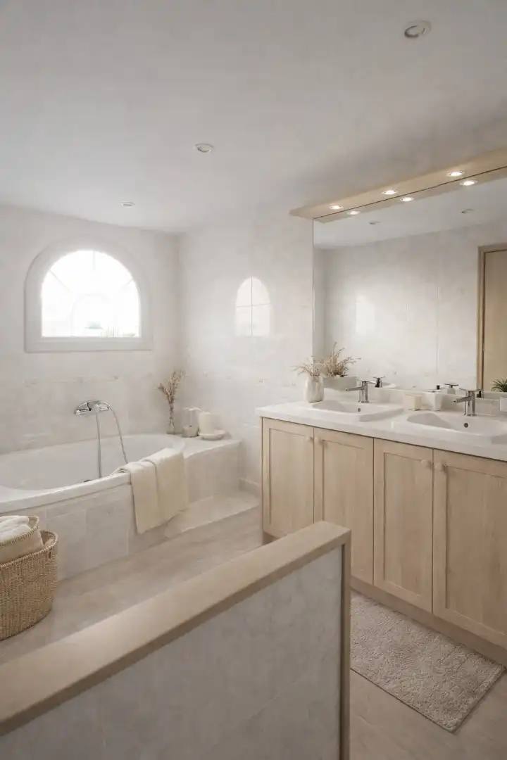 Baño de Dúplex en venta en Vilablareix con Parquet, Terraza y Horno