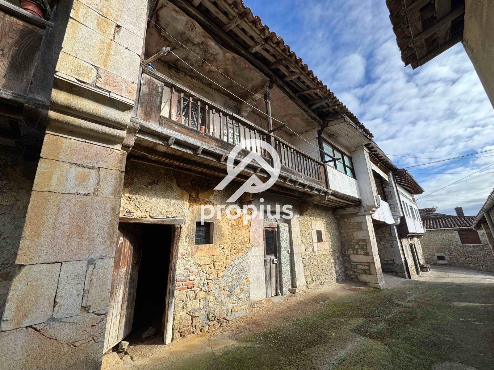 Exterior view of Single-family semi-detached for sale in Ribadedeva  with Heating, Terrace and Storage room