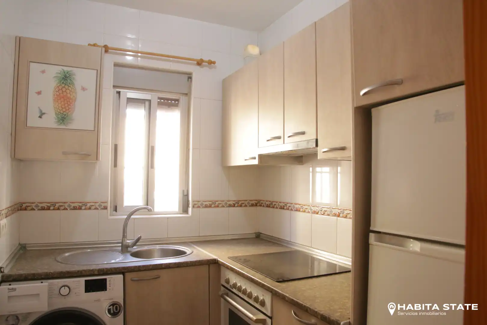 Kitchen of Flat for sale in Almería  with Furnished, Oven and Washing machine