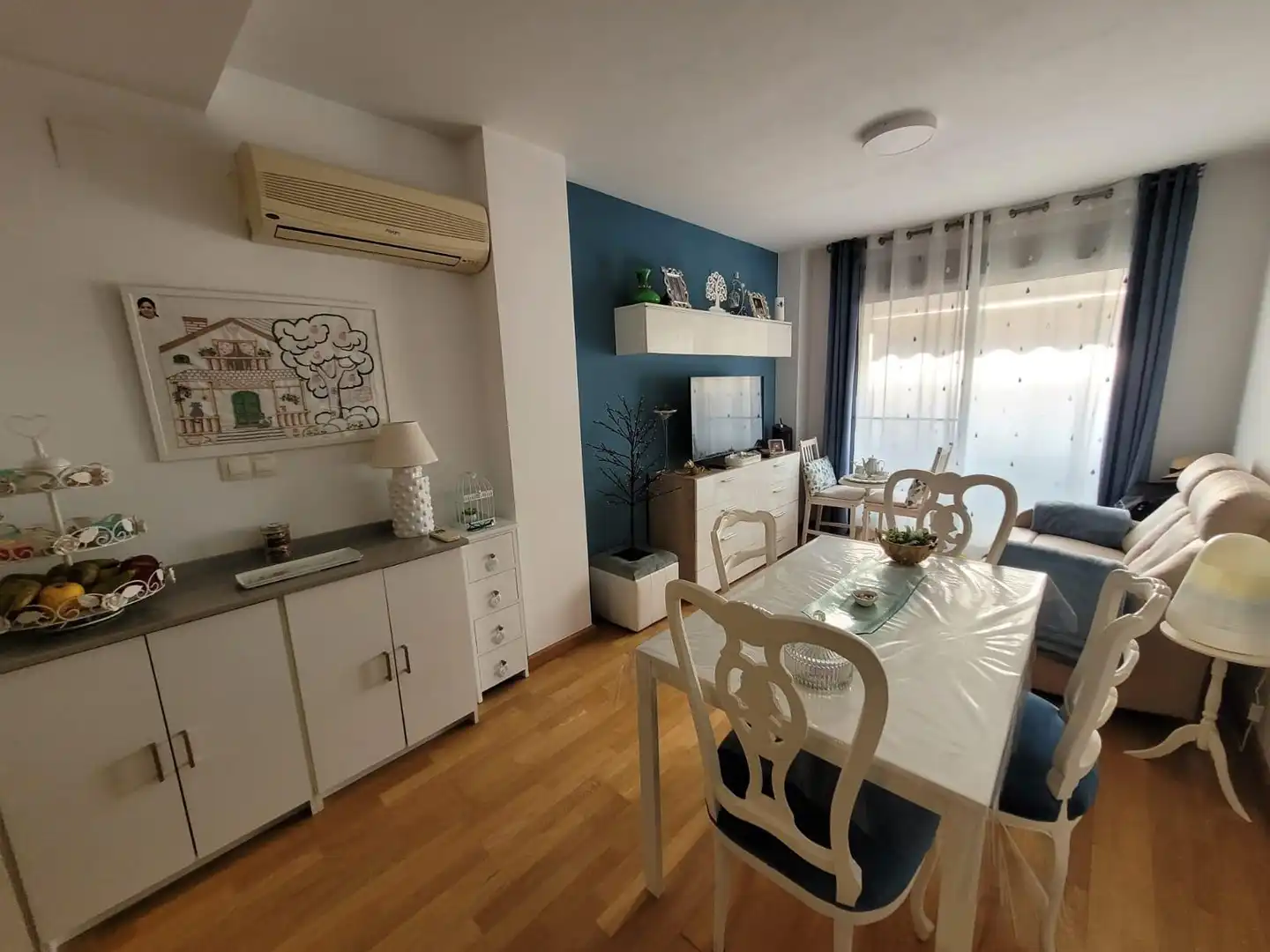 Comedor de Apartamento en venta en Alicante / Alacant con Aire acondicionado, Terraza y Trastero