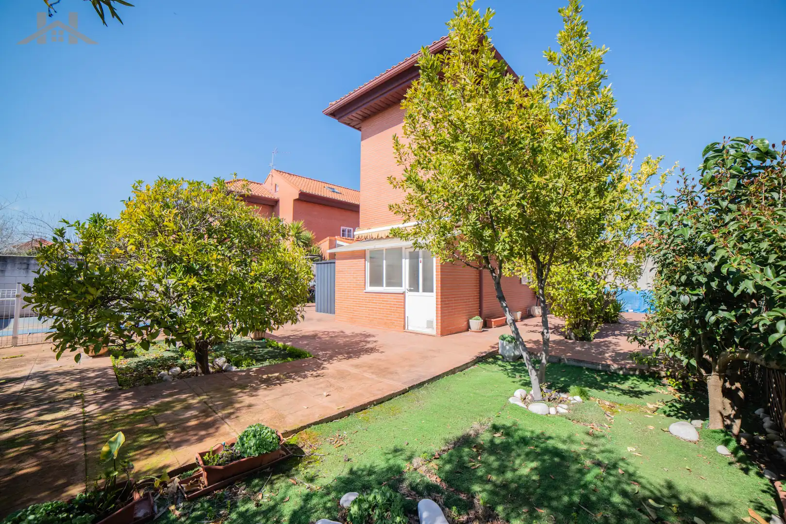 Jardín de Casa adosada en venta en Cubas de la Sagra con Calefacción, Jardín privado y Piscina