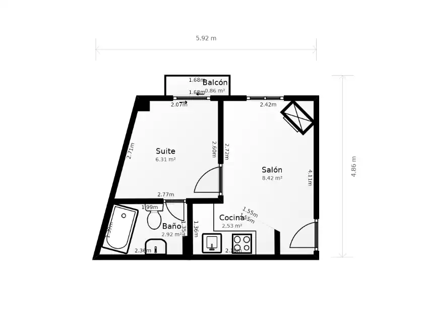 Wohnung zum Verkauf in Paterna del Río