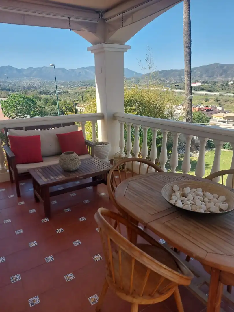 Terraza de Casa o chalet en venta en Málaga con Aire acondicionado, Jardín privado y Piscina
