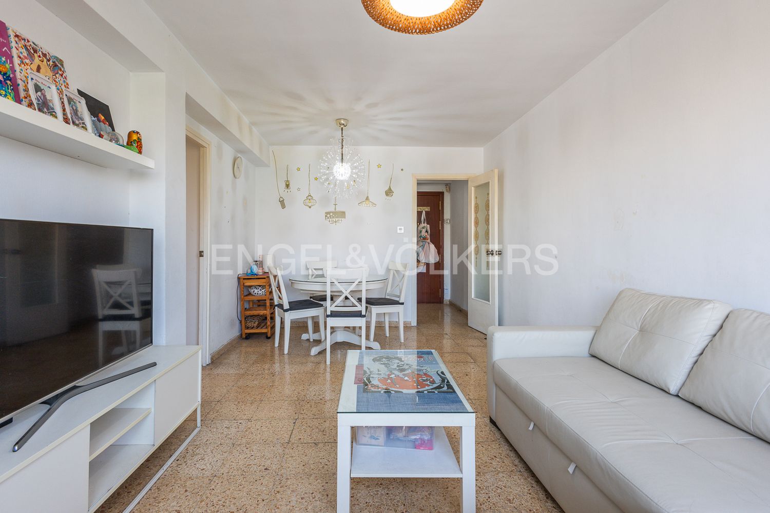Sala d'estar de Apartament en venda en  Valencia Capital amb Aire condicionat i Calefacció