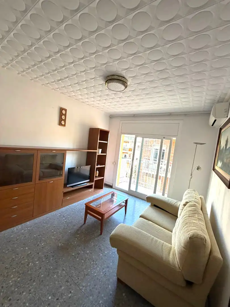 Sala de estar de Piso en venta en Barcelona con Aire acondicionado, Calefacción y Horno