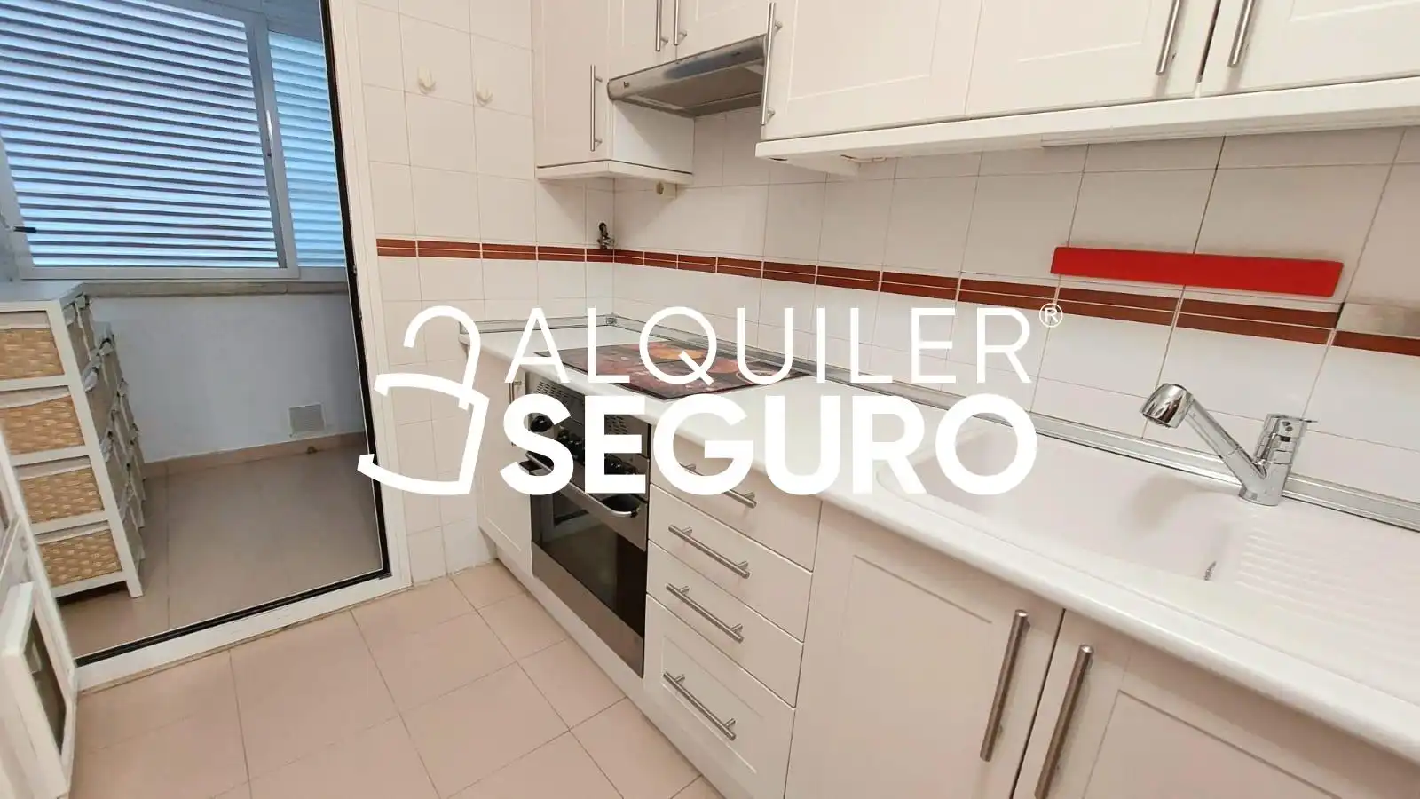 Kitchen of Flat for rent in Madrid  with Air Conditioner, Heating and Furnished