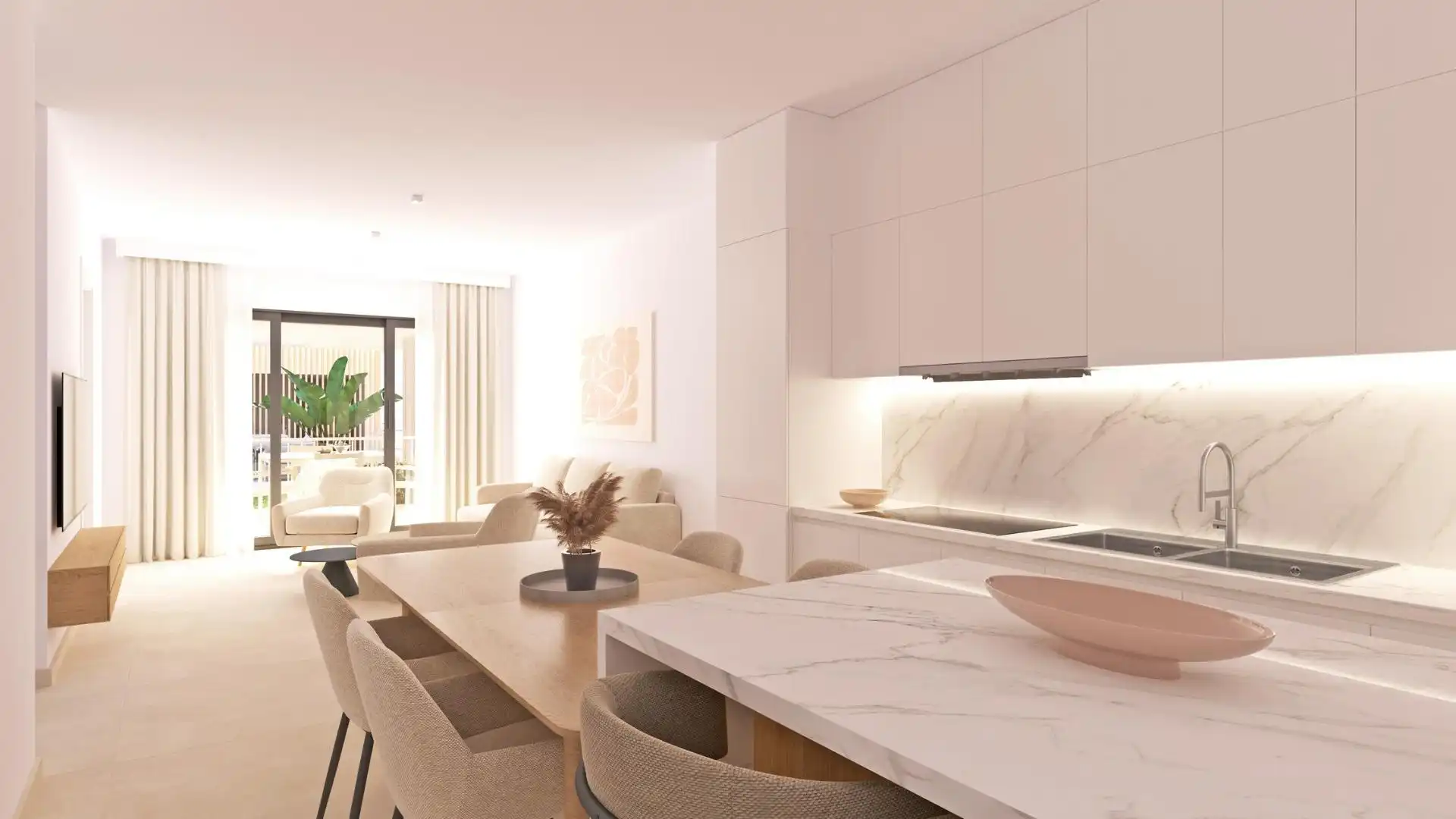 Cocina de Ático en venta en Torre-Pacheco con Terraza, Trastero y Piscina comunitaria
