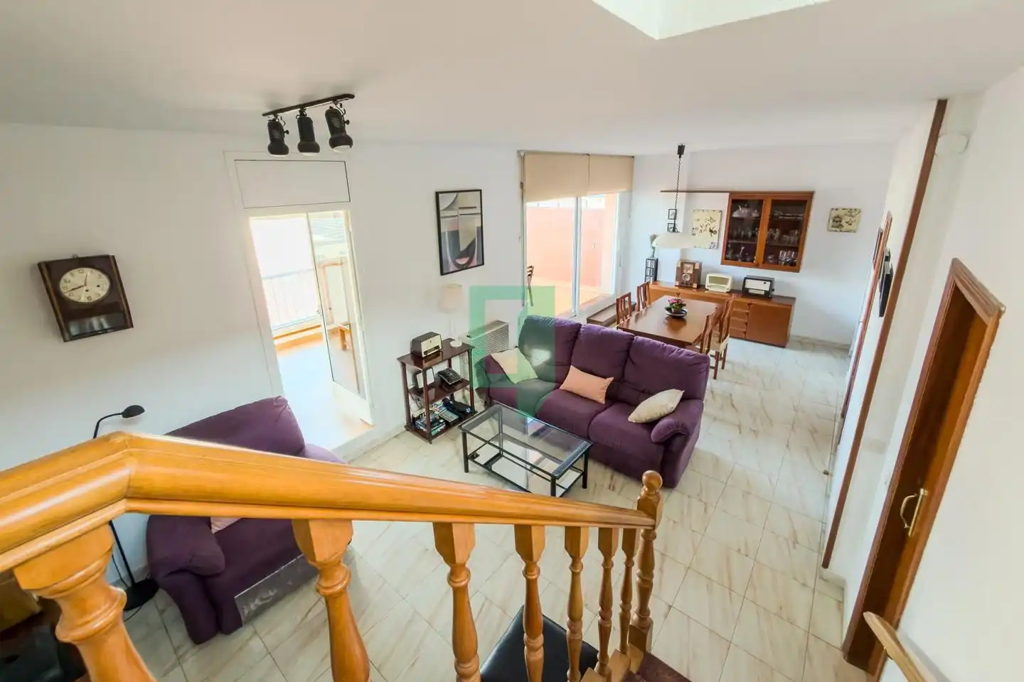 Wohnzimmer von Maisonette zum Verkauf in Badalona mit Heizung und Terrasse