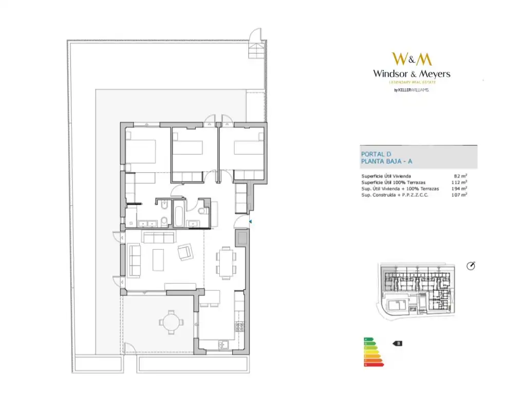 Wohnung zum Verkauf in Eivissa mit Klimaanlage, Terrasse und Schwimmbad