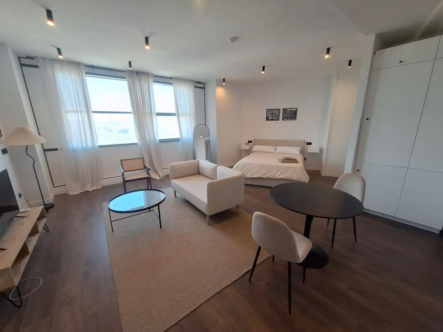 Wohnzimmer von Wohnung zur Miete in San Sebastián de los Reyes mit Klimaanlage, Heizung und Möbliert
