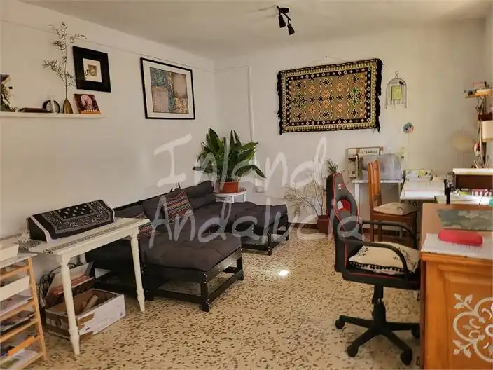 Sala d'estar de Casa adosada en venda en Antequera