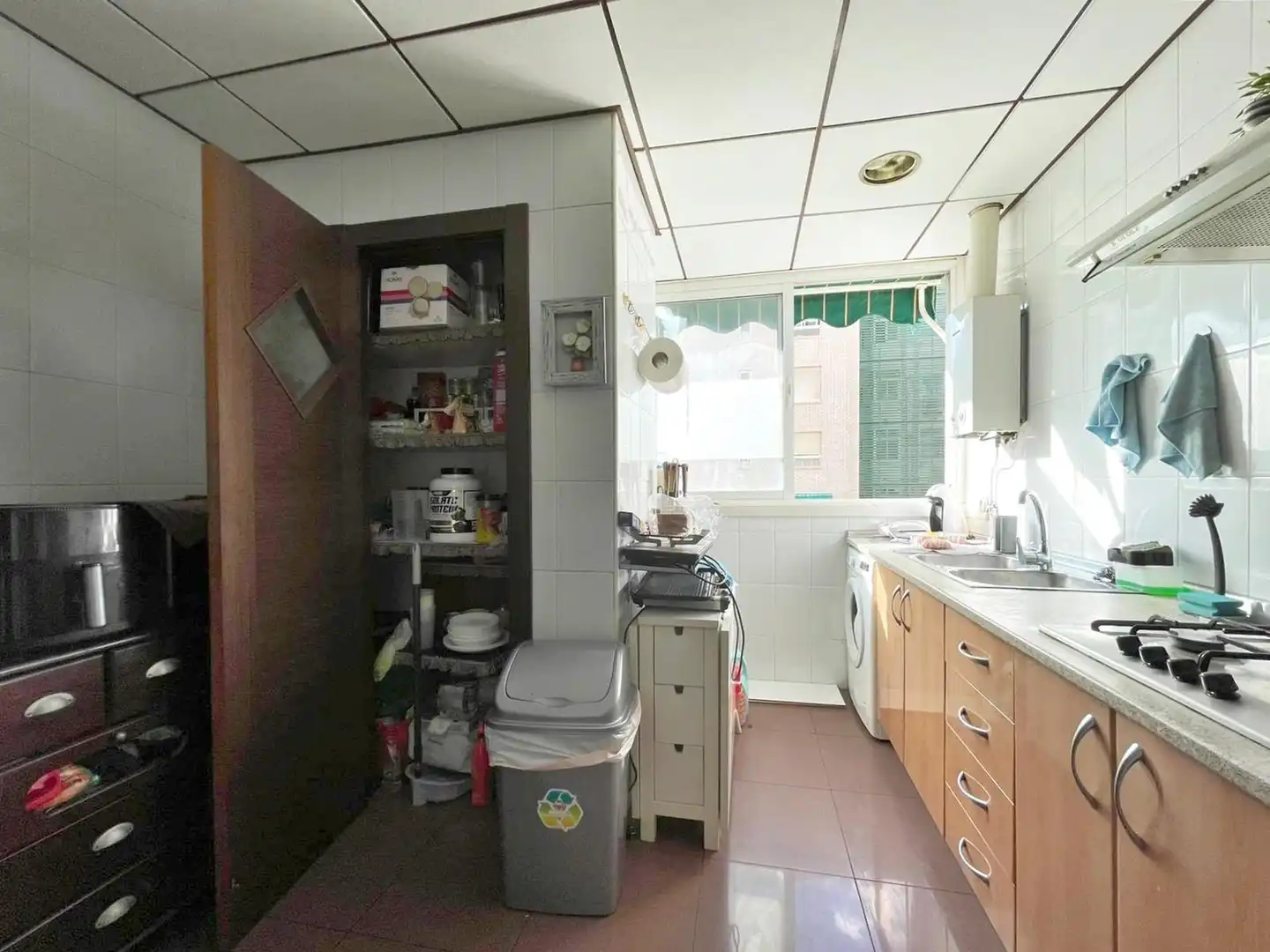 Kitchen of Flat for sale in Málaga  with Air Conditioner and Terrace