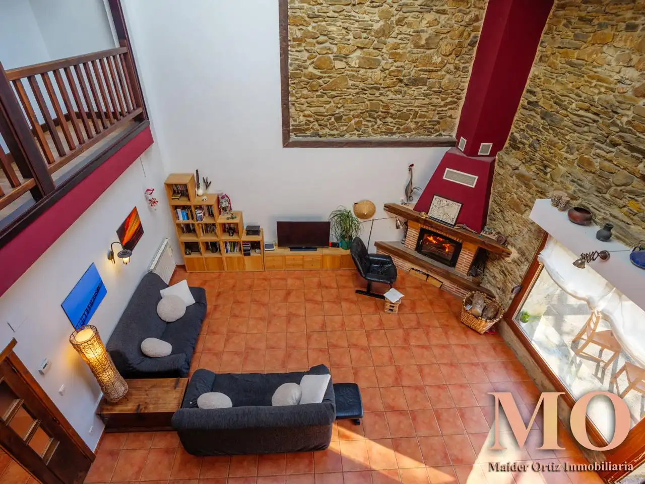 Wohnzimmer von Country house zum Verkauf in Bergara mit Heizung, Privatgarten und Terrasse