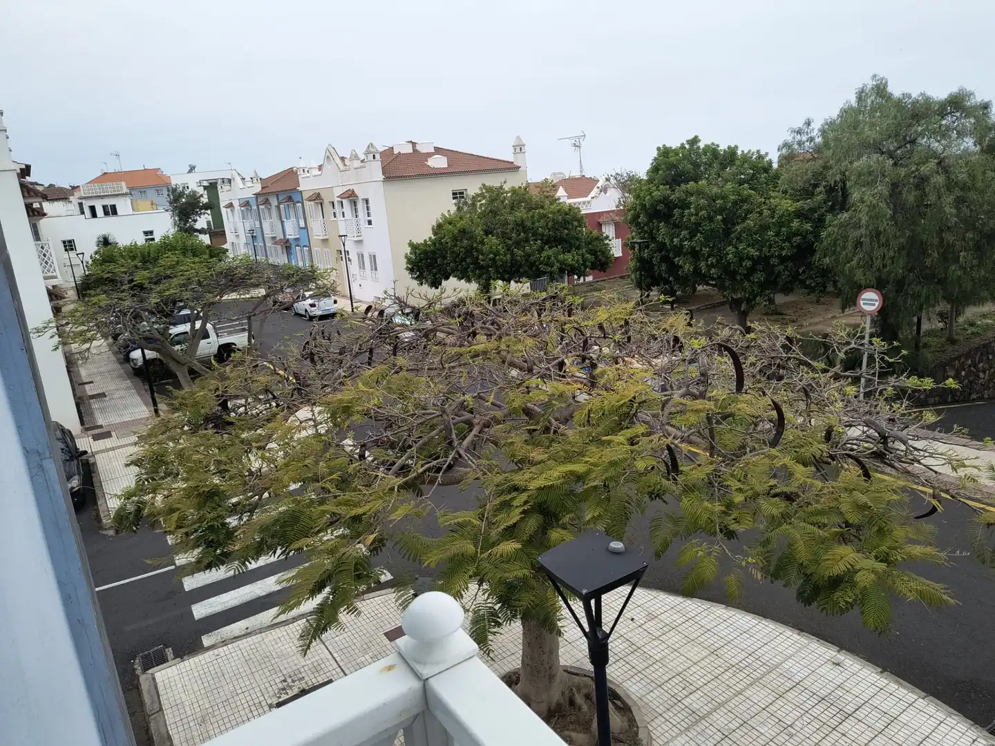 Terrasse von Einfamilien-Reihenhaus zum Verkauf in Puerto de la Cruz mit Abstellraum, Ofen und Balkon