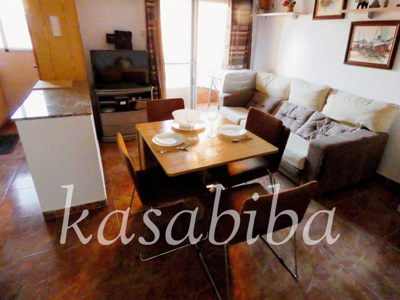 Menjador de Pis en venda en Sueca amb Aire condicionat i Balcó