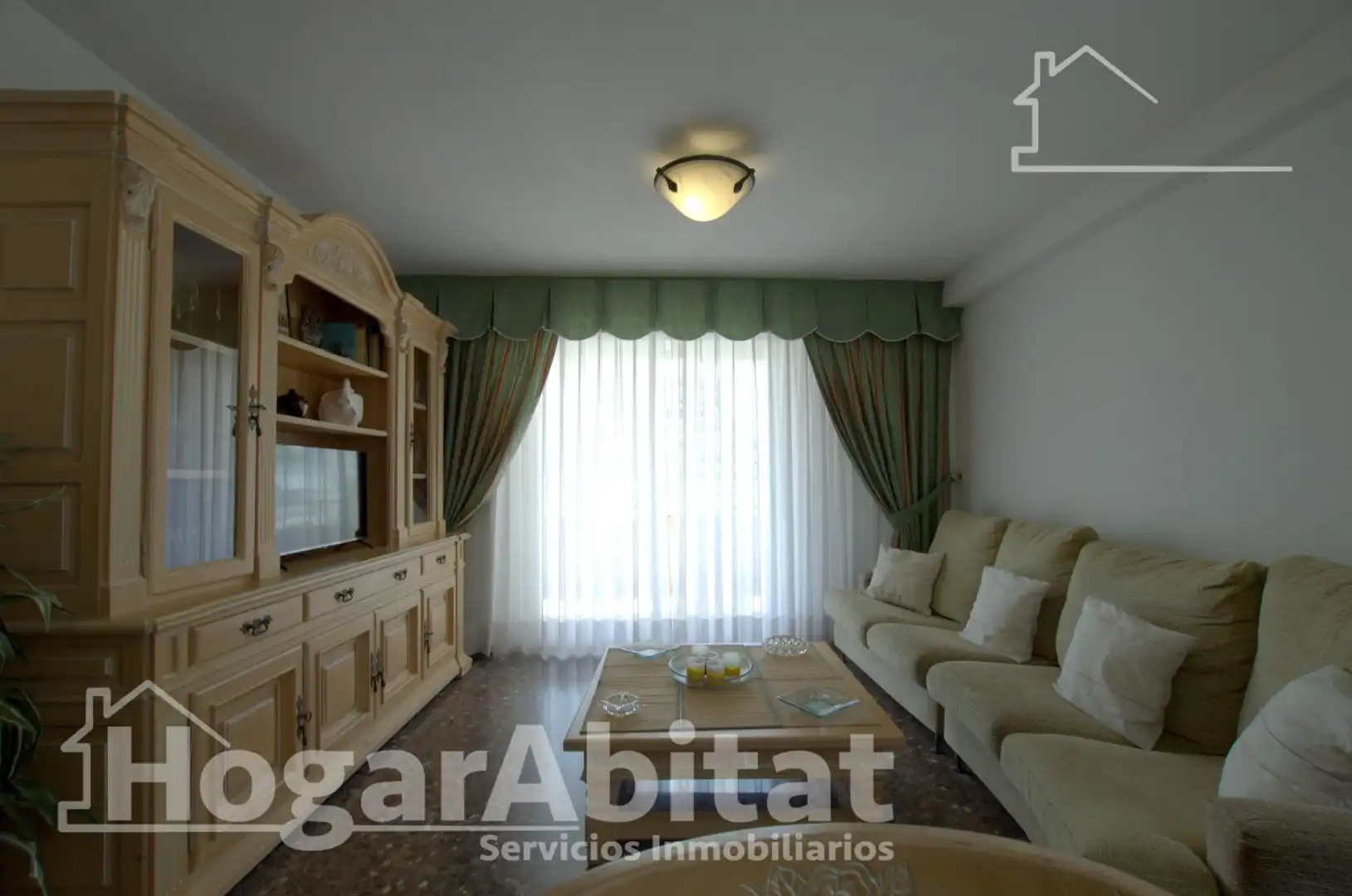 Sala de estar de Piso en venta en Cullera con Terraza, Amueblado y Balcón