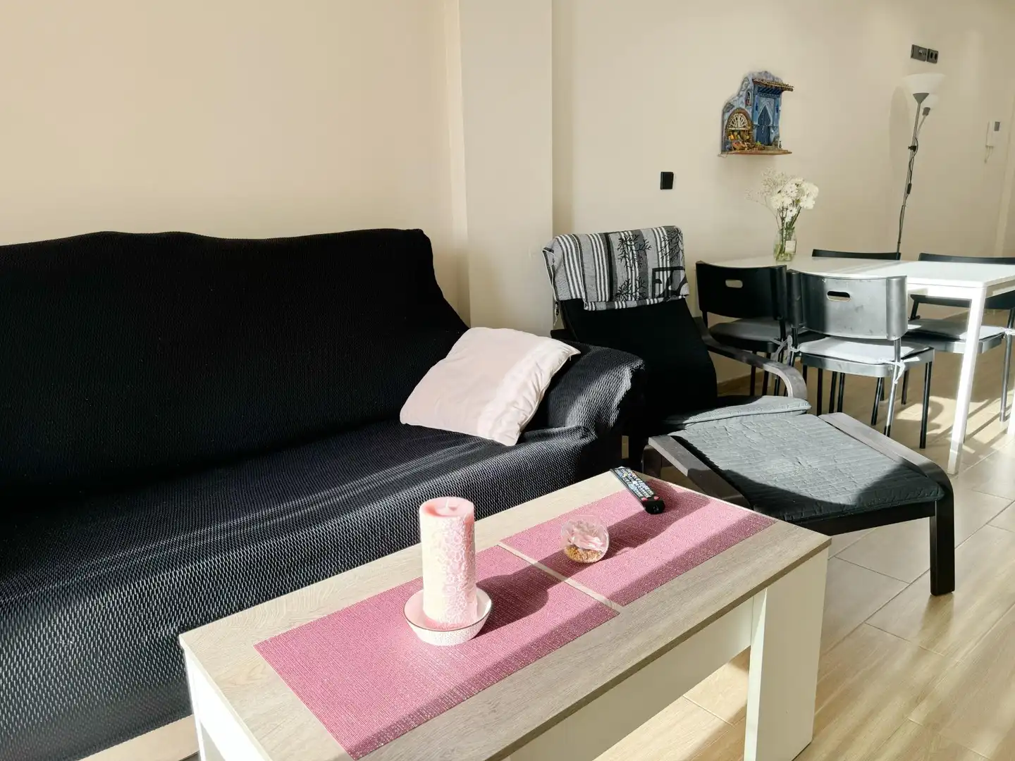 Sala de estar de Planta baja de alquiler en El Campello con Aire acondicionado, Calefacción y Jardín privado