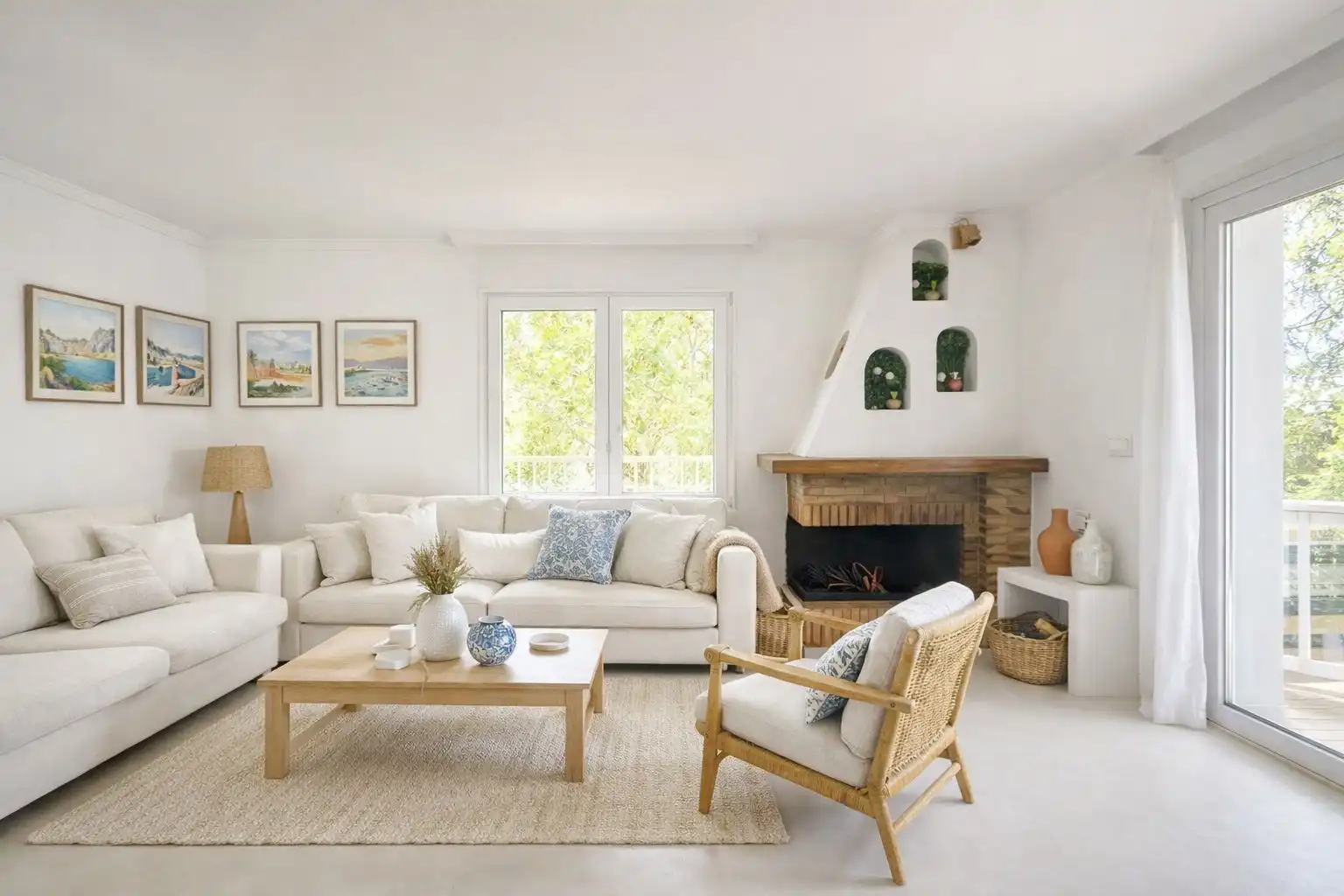Living room of Flat for sale in Jávea / Xàbia  with Air Conditioner, Heating and Storage room