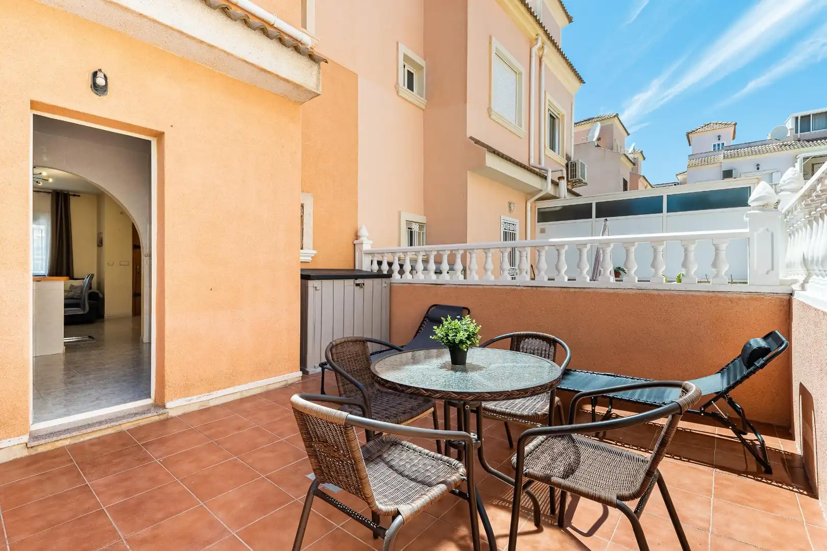 Terrassa de Casa adosada de lloguer en Orihuela amb Aire condicionat, Calefacció i Terrassa