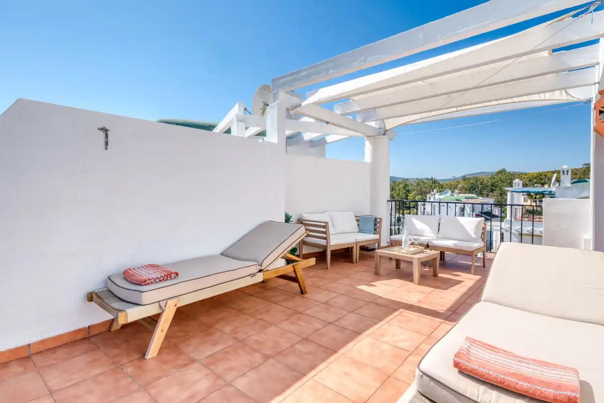 Terrace of Detached homes for sale in Manilva  with Air Conditioner, Terrace and Community pool