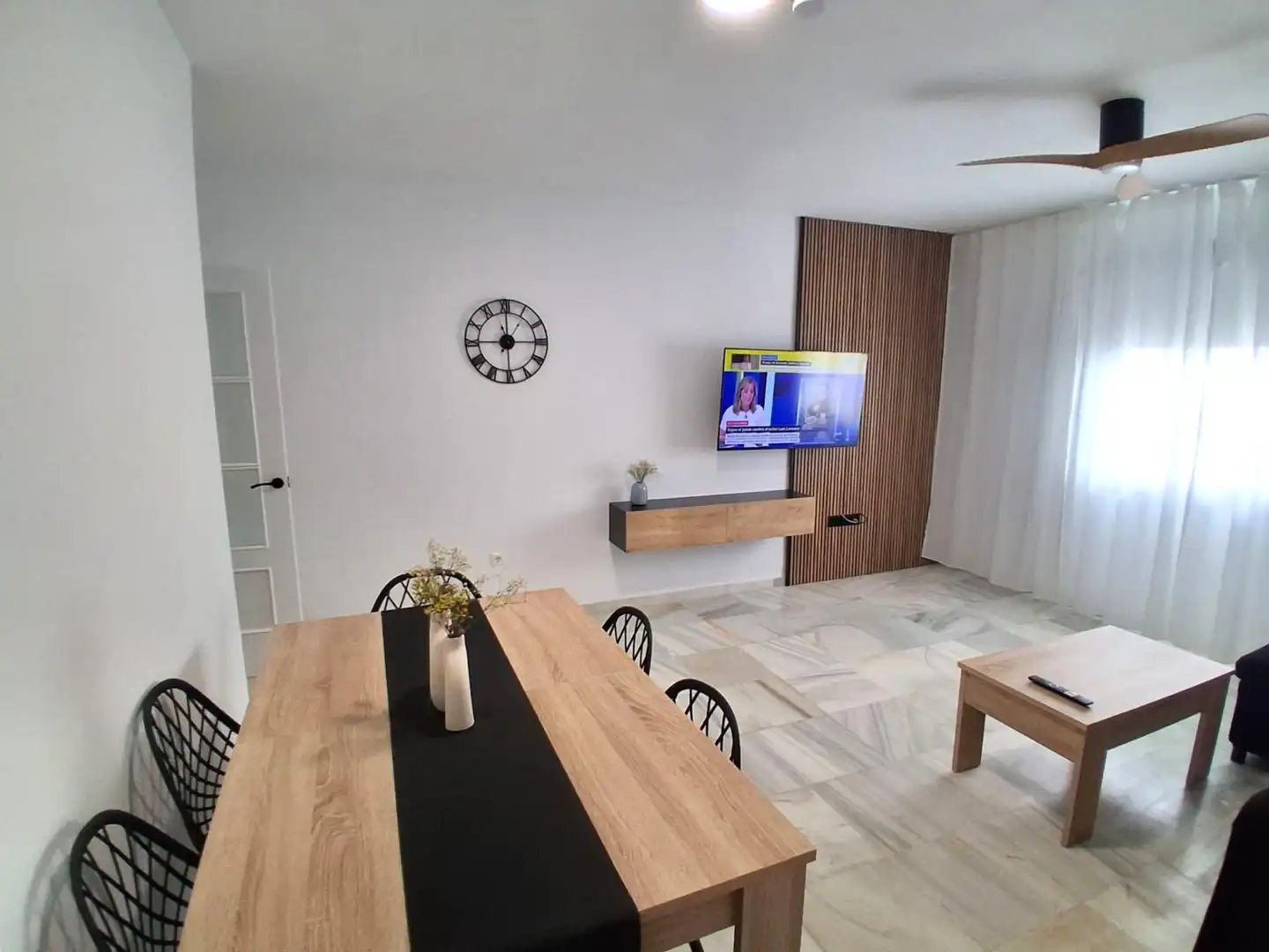 Sala de estar de Piso de alquiler en Barbate con Amueblado