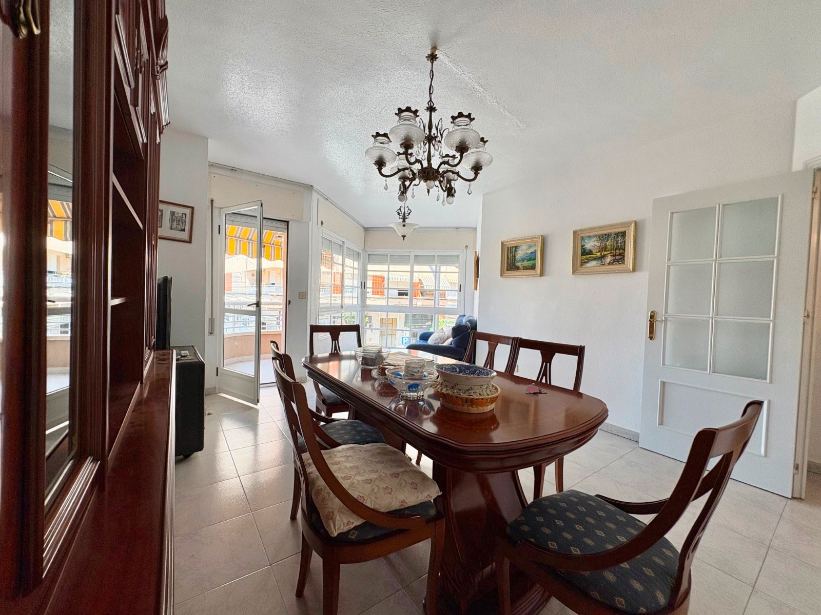 Dining room of Flat for sale in Águilas  with Air Conditioner, Furnished and Oven