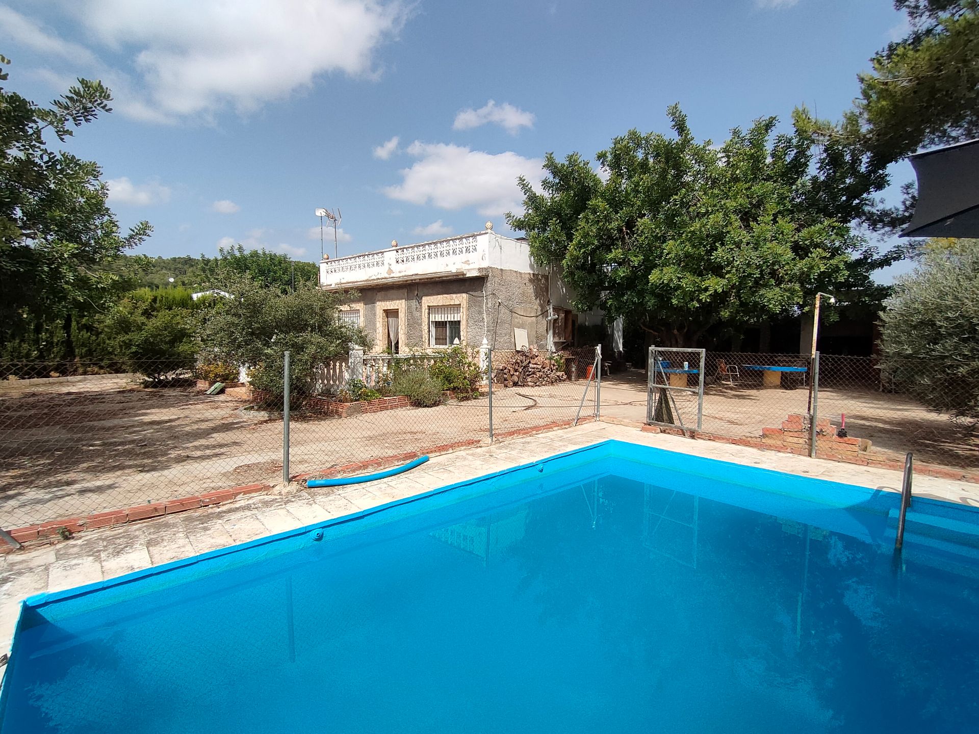 Piscina de Casa o xalet en venda en Montroy amb Jardí privat, Terrassa i Traster