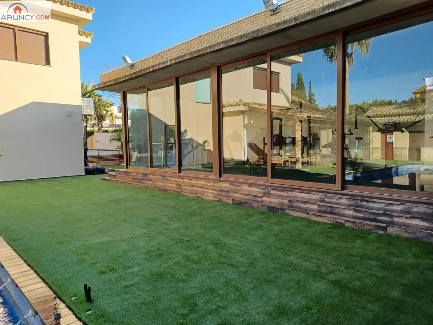 Terrassa de Casa o xalet en venda en Alcalá de Guadaira amb Aire condicionat, Jardí privat i Traster