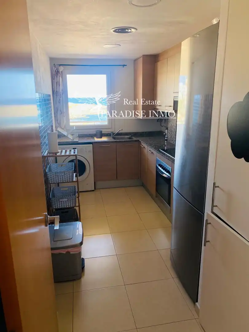 Küche von Wohnung zum Verkauf in Sant Josep de sa Talaia mit Klimaanlage, Heizung und Terrasse