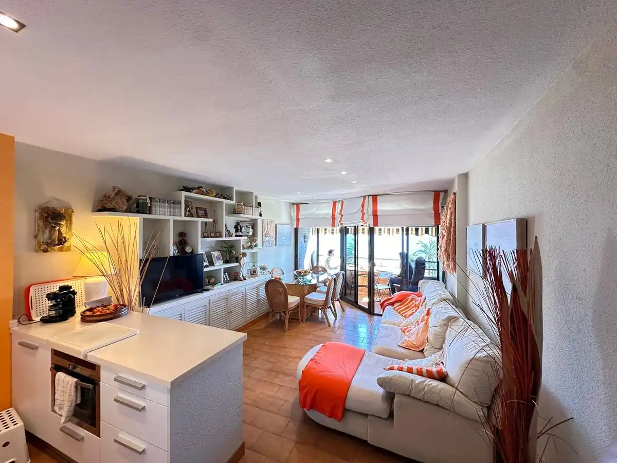 Living room of Flat for rent in Almuñécar  with Terrace, Furnished and Oven