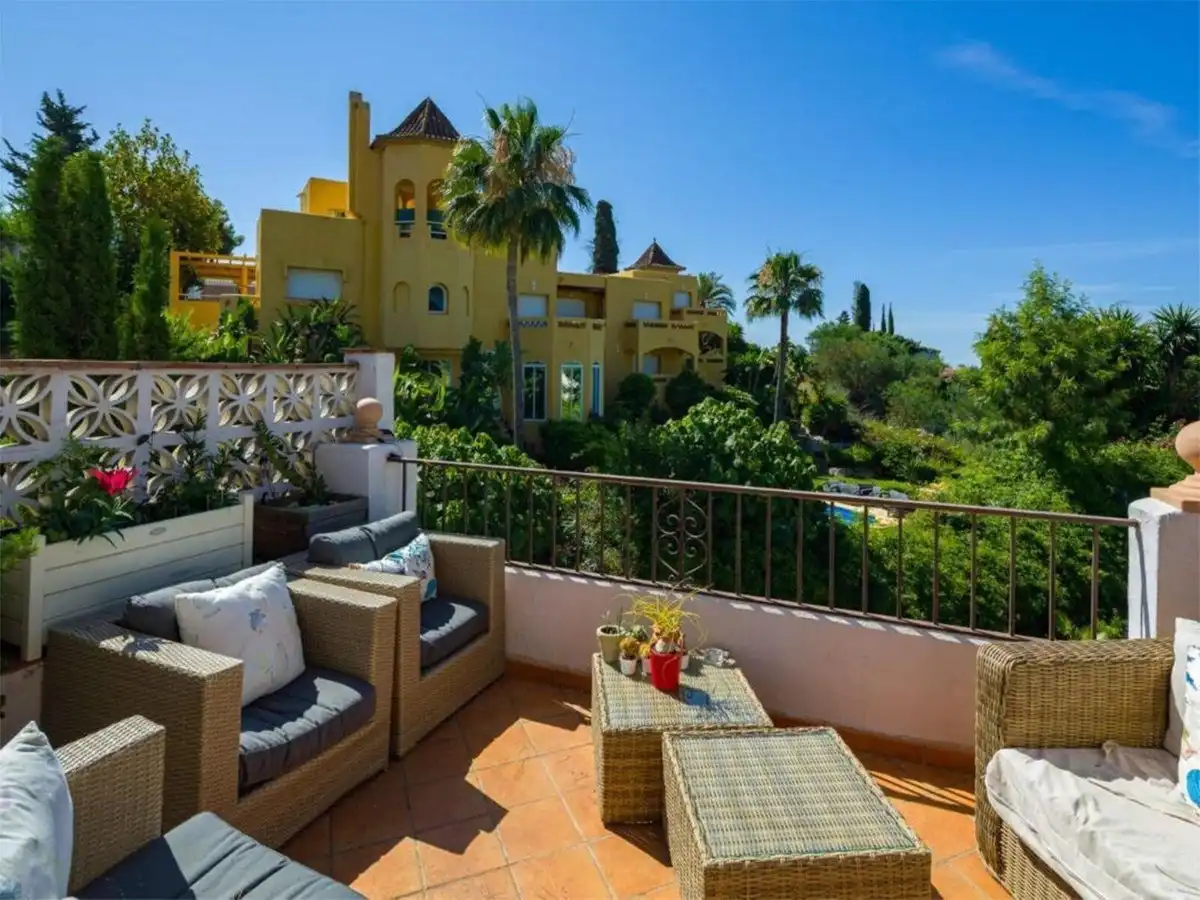 Terraza de Casa o chalet en venta en Marbella con Aire acondicionado, Terraza y Trastero