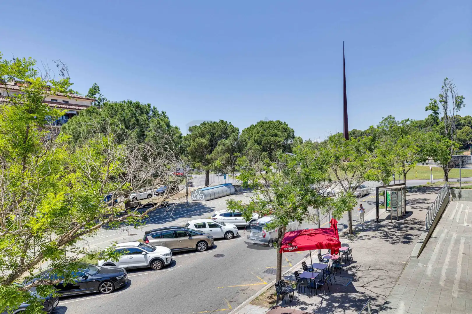 Exterior view of Flat for sale in Sant Cugat del Vallès  with Air Conditioner, Heating and Parquet flooring