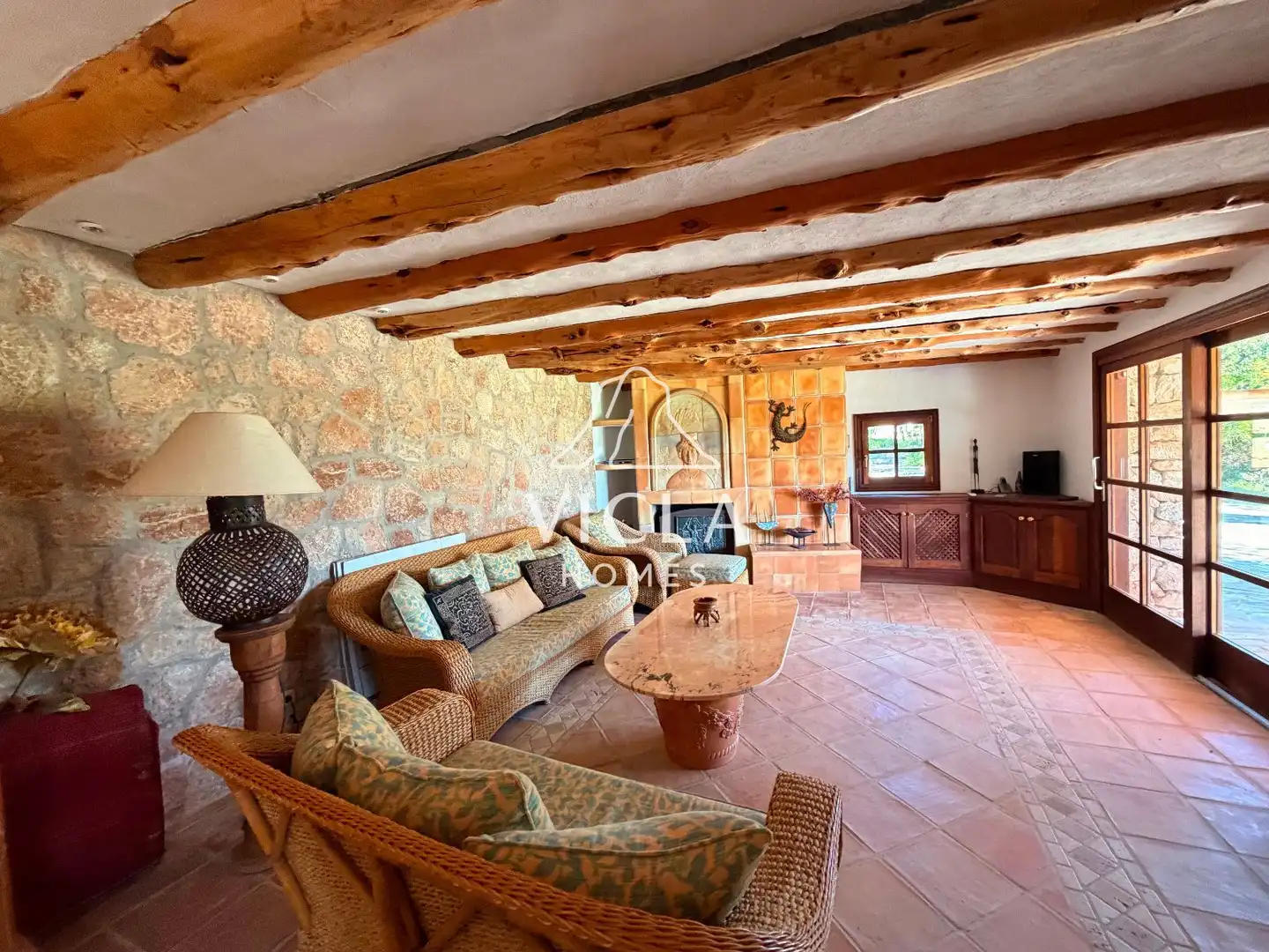 Sala de estar de Casa o chalet en venta en Sant Josep de sa Talaia con Aire acondicionado, Calefacción y Terraza