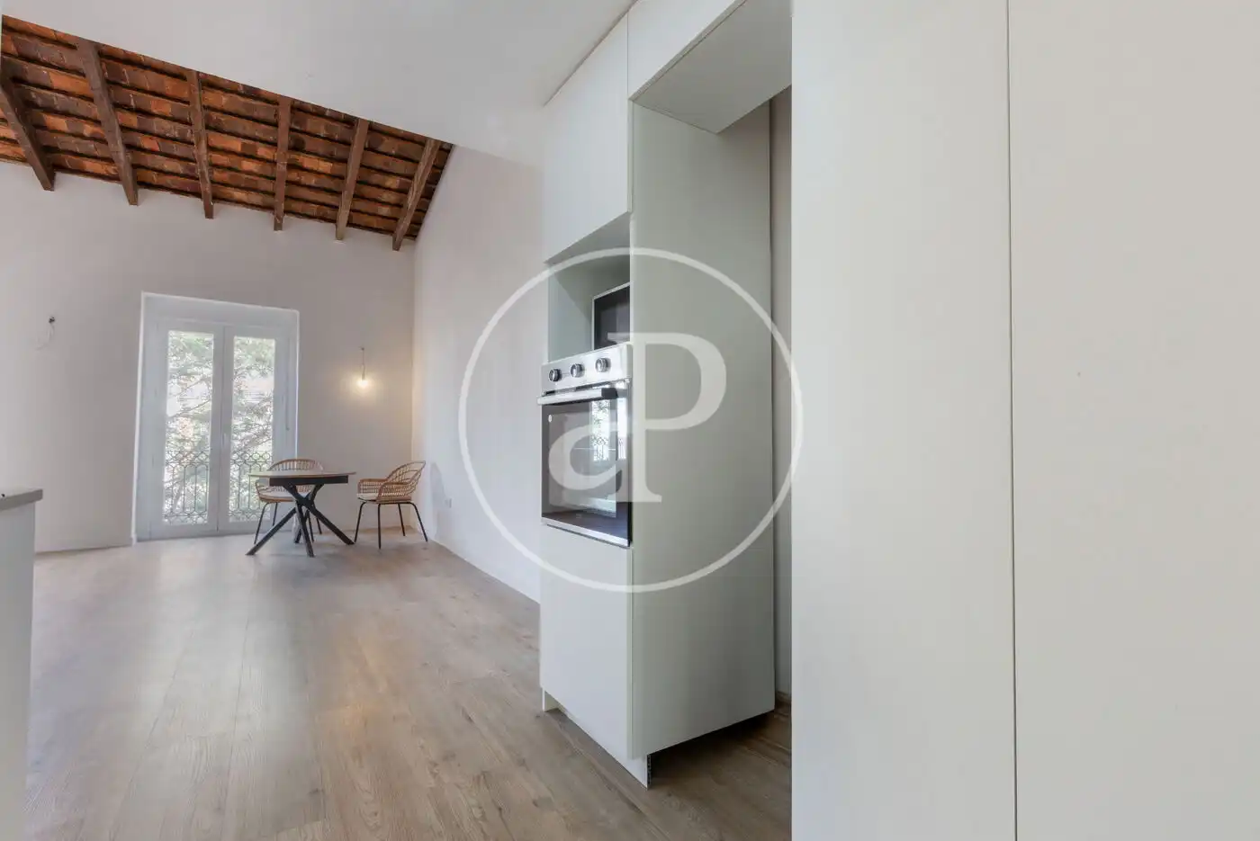 Küche von Wohnung zum Verkauf in Valencia mit Heizung und Balkon