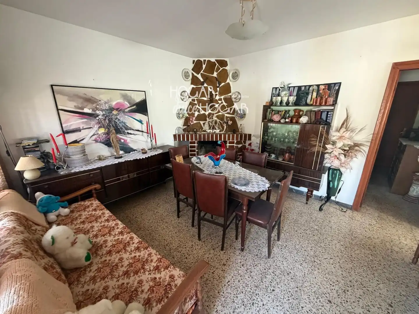 Menjador de Casa o xalet en venda en Calafell amb Calefacció, Jardí privat i Terrassa
