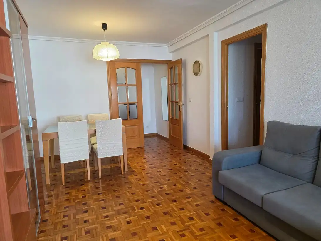 Esszimmer von Wohnung zur Miete in Madrid mit Klimaanlage, Heizung und Parkett