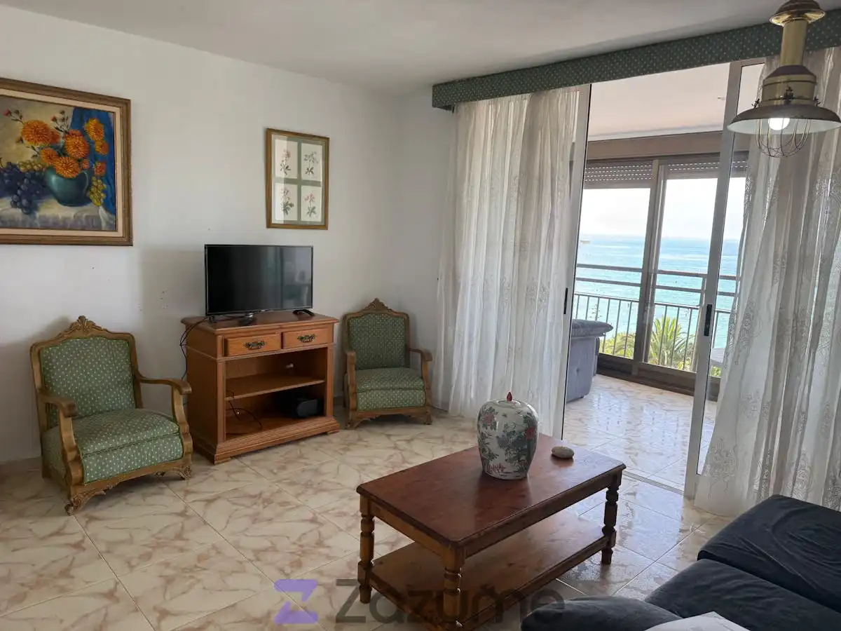 Wohnzimmer von Wohnung zur Miete in Alicante / Alacant mit Klimaanlage, Terrasse und Möbliert