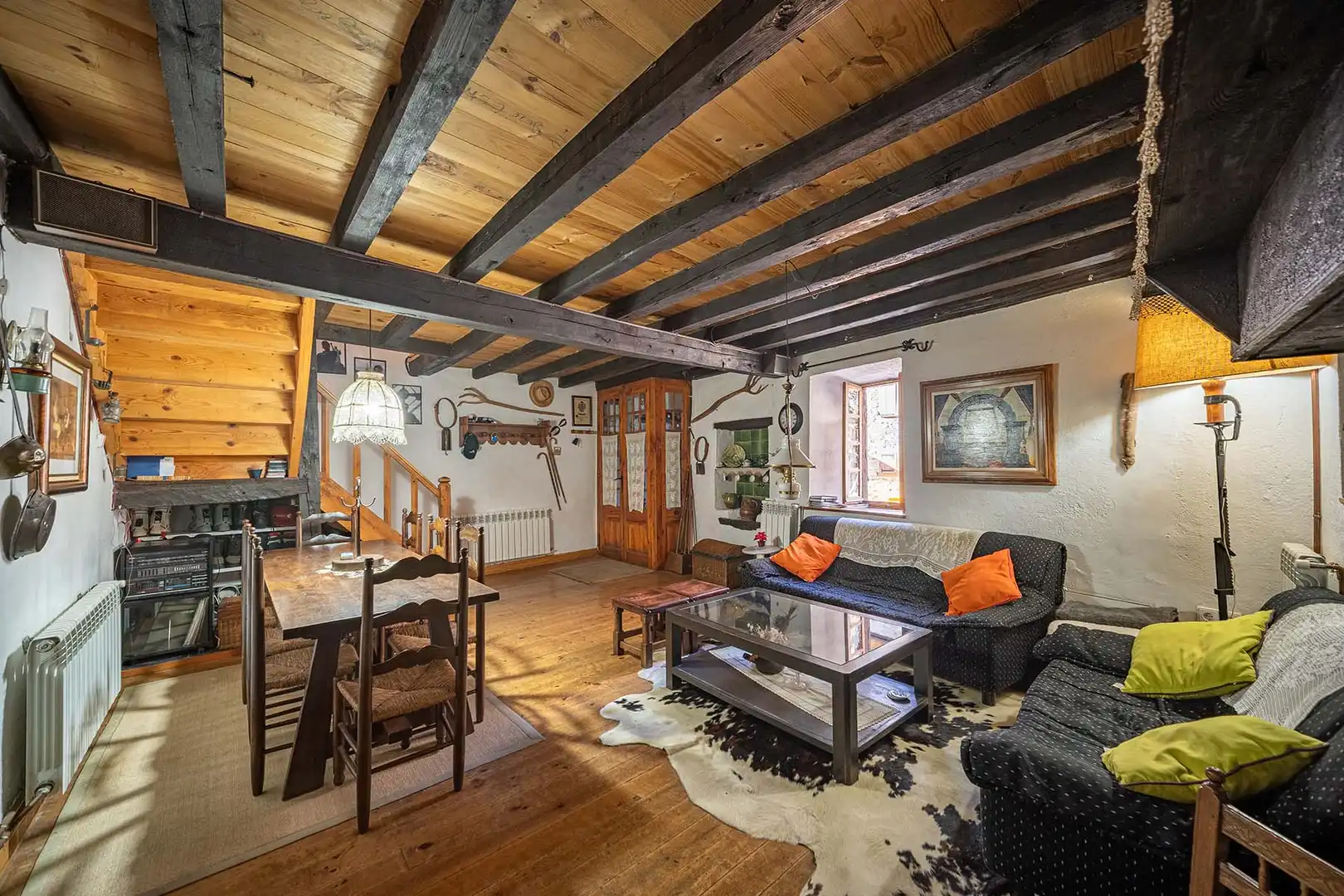 Living room of Detached homes for sale in Naut Aran  with Heating, Parquet flooring and Furnished