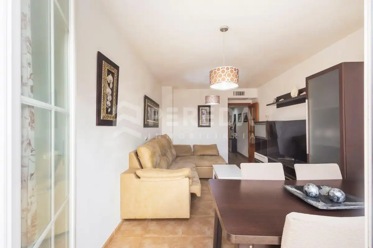 Living room of Attic for sale in Roquetas de Mar  with Air Conditioner and Terrace