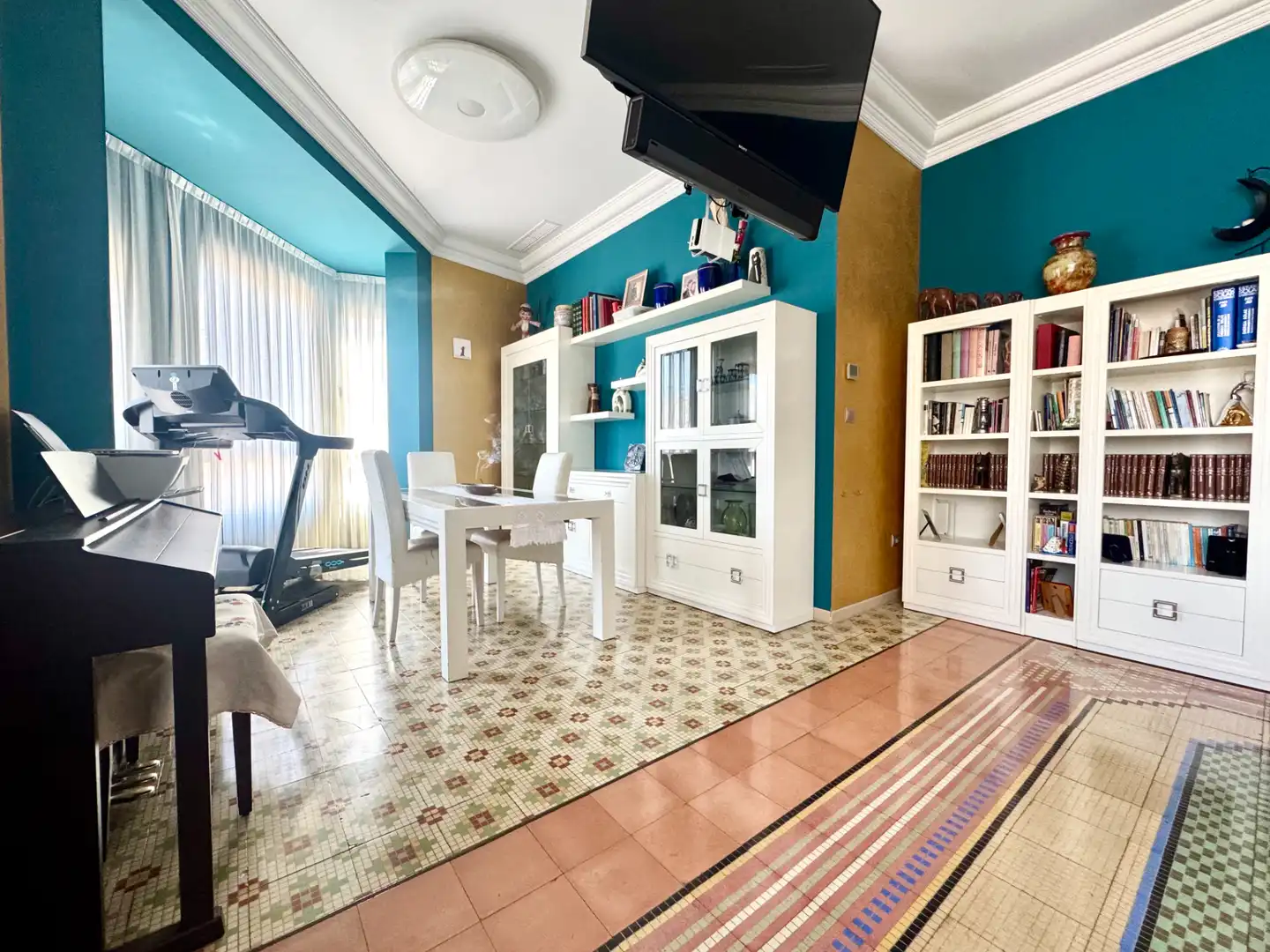 Dining room of Flat for sale in Sueca  with Air Conditioner, Terrace and Storage room