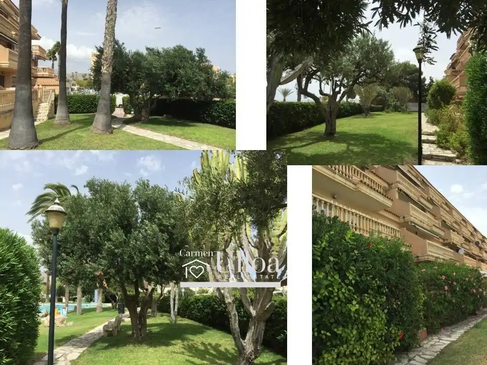 Jardín de Piso en venta en El Campello con Terraza y Piscina comunitaria