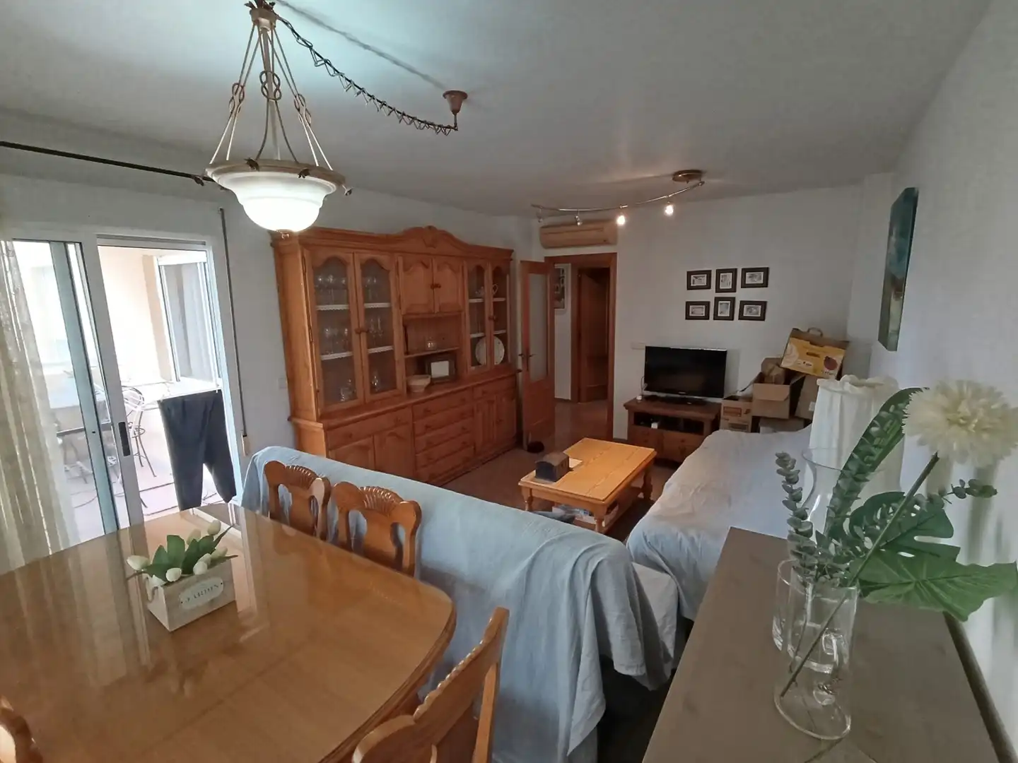 Sala d'estar de Pis en venda en Villajoyosa / La Vila Joiosa amb Balcó