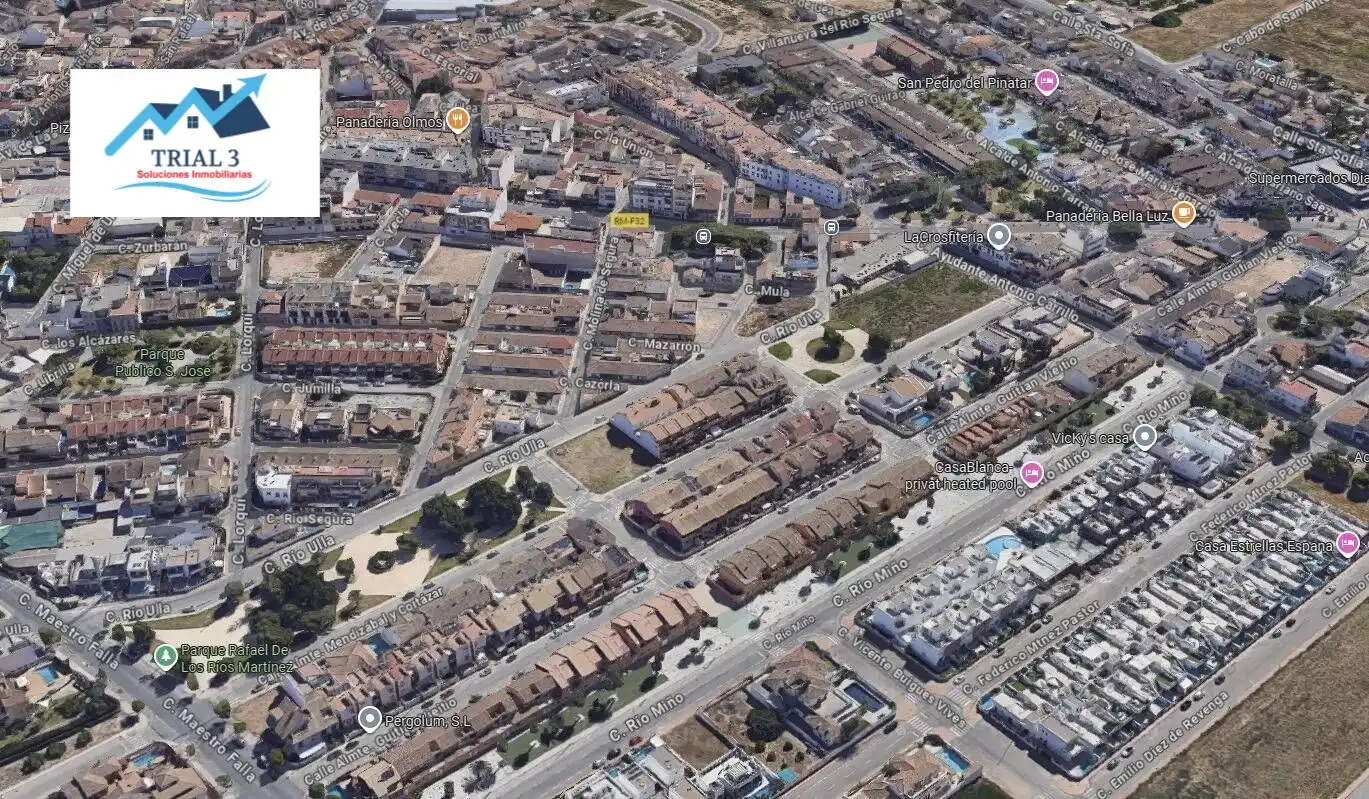 Vista exterior de Casa adosada en venta en San Pedro del Pinatar con Terraza y Balcón