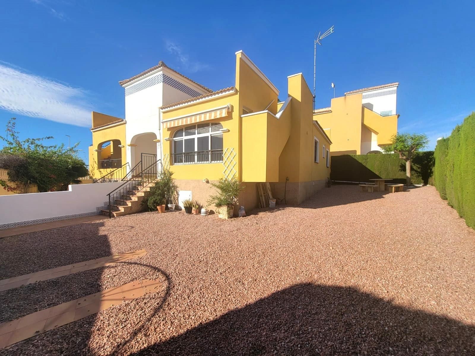 Exterior view of Single-family semi-detached for sale in Los Montesinos  with Air Conditioner, Private garden and Terrace