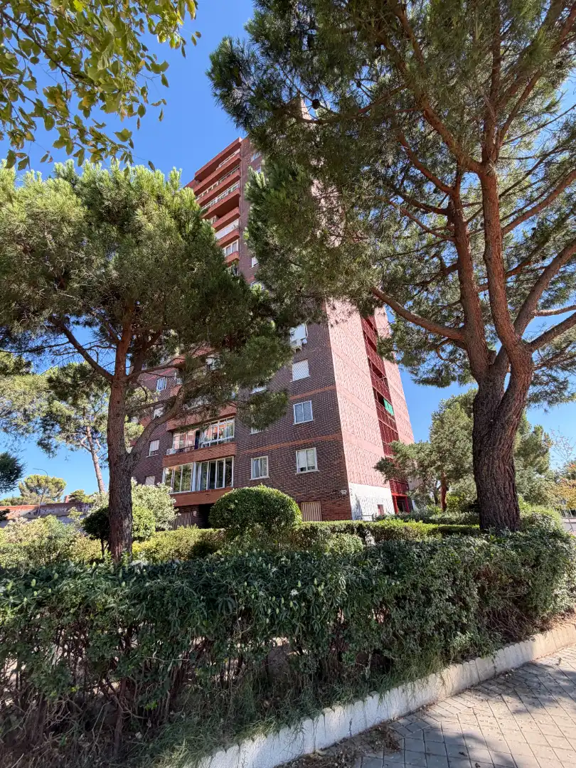 Vista exterior de Piso en venta en Madrid con Calefacción, Terraza y Amueblado